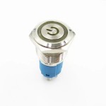 Comutator / Intrerupator metalic auto - ON si OFF, iluminat cu led galben, tip III Comutator / Intrerupator metalic auto - ON si OFF, iluminat cu led galben, tip III